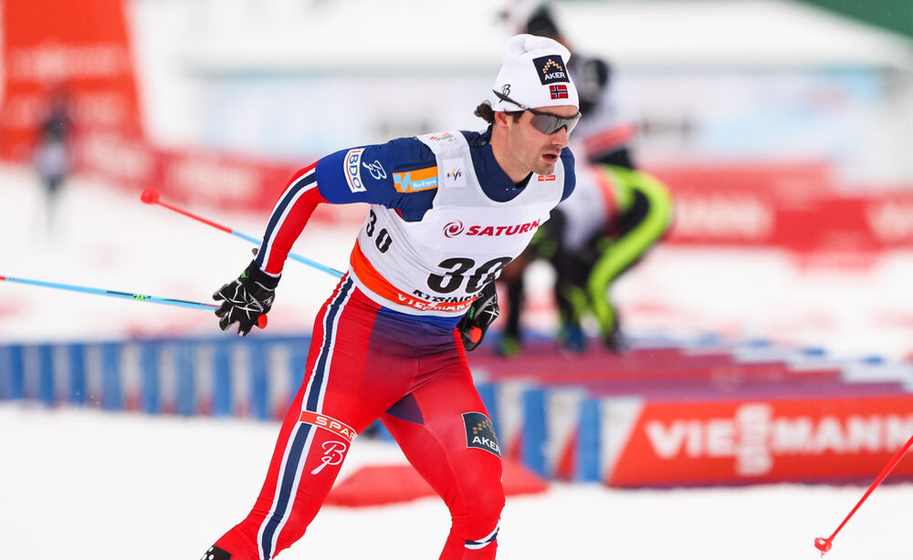 25.01.2015, Rybinsk, Russia (RUS): Hans Christer Holund (NOR), Madshus, KV+, Rottefella- FIS world cup cross-country, skiathlon men, Rybinsk (RUS). www.nordicfocus.com. © Laiho/NordicFocus. Every downloaded picture is fee-liable.
