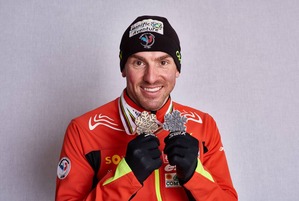27.02.2015, Falun, Sweden (SWE): Maurice Manificat (FRA)- FIS nordic world ski championships, cross-country, medals, Falun (SWE). www.nordicfocus.com. © NordicFocus. Every downloaded picture is fee-liable.