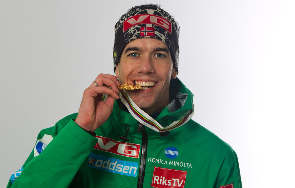 23.02.2013, Val di Fiemme, Italy (ITA): Anders Bardal (NOR), Fischer - FIS nordic world ski championships, ski jumping, medals, Val di Fiemme (ITA). www.nordicfocus.com. © Laiho/NordicFocus. Every downloaded picture is fee-liable.