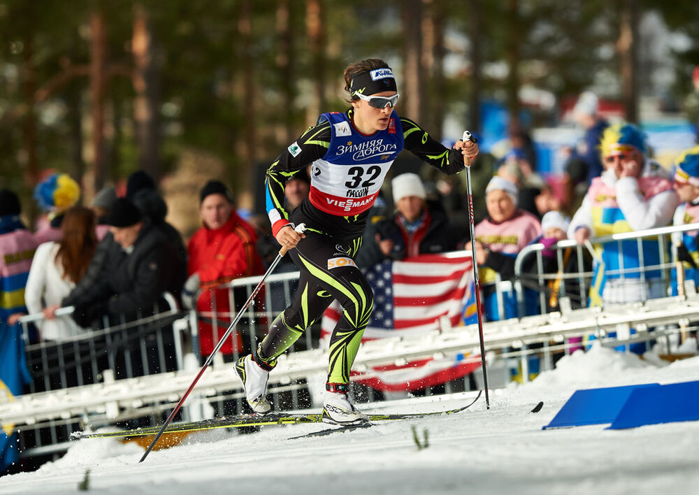 19.02.2015, Falun, Sweden (SWE): Celia Aymonier (FRA)- FIS nordic world ski championships, cross-country, individual sprint, Falun (SWE). www.nordicfocus.com. © NordicFocus. Every downloaded picture is fee-liable.