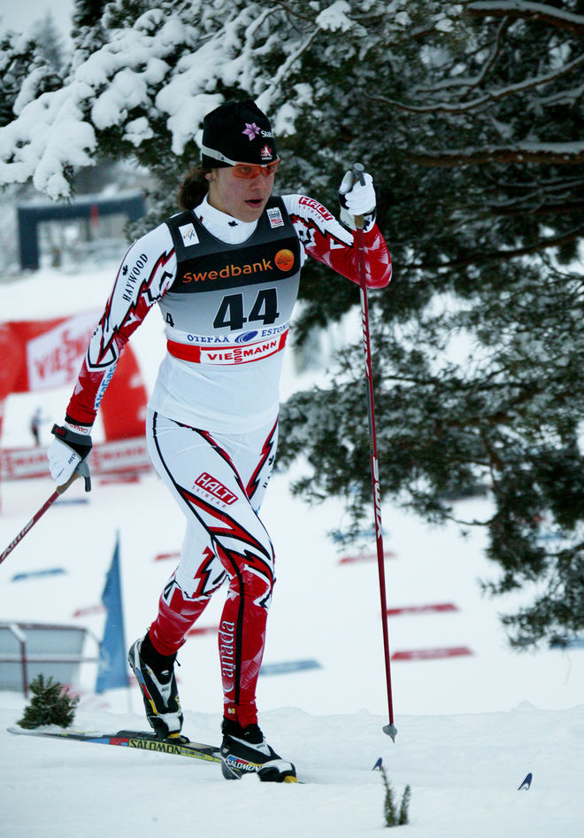 HEIDI WIDMER har åkte både OS och världscup för Kanada, men nu byter hon till Schweiz. Här från JVM för några år sedan. Foto: MOA MOLANDER KRISTIANSEN