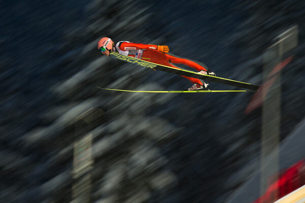 29.12.2014, Oberstdorf, Germany (GER): Dawid Kubacki (POL)- FIS world cup ski jumping, four hills tournament, individual HS137, Oberstdorf (GER). www.nordicfocus.com. © Laiho/NordicFocus. Every downloaded picture is fee-liable. NordicFocus
