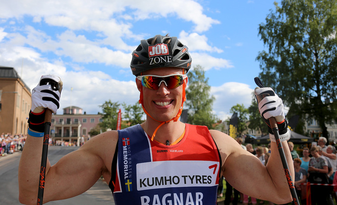 RAGNAR BRAGVIN ANDRESEN var snabbast i den inledande sprinttävlingen i Alliansloppet. Foto/rights: ÅGE KRISTIANSEN/sweski.com