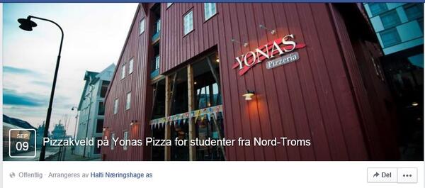 Pizzakveld på Yonas 9