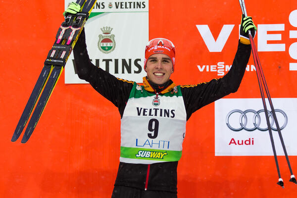 06.03.2015, Lahti, Finland (FIN): Johannes Rydzek (GER), Fischer, Swix, Rottefella, Adidas- FIS world cup nordic combined, individual gundersen HS130/10km, Lahti (FIN). www.nordicfocus.com. © Laiho/NordicFocus. Every downloaded picture is fee-liable. NordicFocus