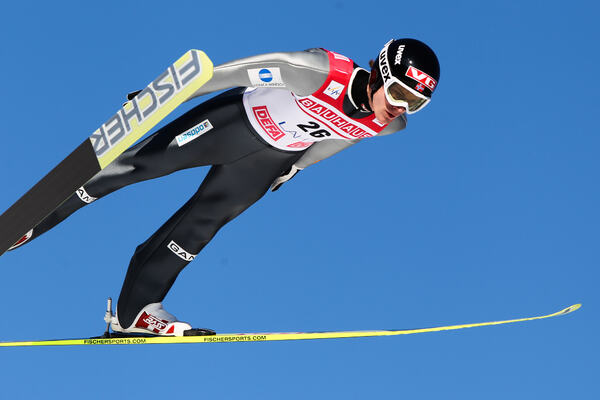 04.03.2012, Lahti, Finland (FIN): Kenneth Gangnes (NOR), Fischer - FIS world cup ski jumping, individual HS97, Lahti (FIN). www.nordicfocus.com. Â© Laiho/NordicFocus. Every downloaded picture is fee-liable. NordicFocus
