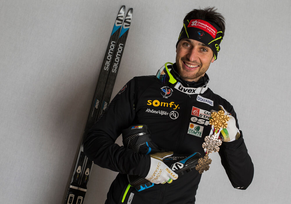 28.02.2015, Falun, Sweden (SWE): Jason Lamy-Chappuis (FRA)- FIS nordic world ski championships, nordic combined, medals, Falun (SWE). www.nordicfocus.com. © NordicFocus. Every downloaded picture is fee-liable.