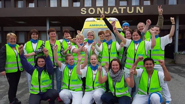 Glade arbeidere Sonjatun sykehjem