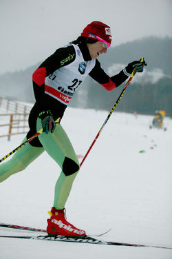 EVA VRABCOVA-NYVLTOVA in action i Tour de Ski 2013. Hon gjorde sitt bästa Tour-resultat i 2014 med en mycket stark 6:e plats totalt. Foto/rights: MARCELA HAVLOVA/sweski.com