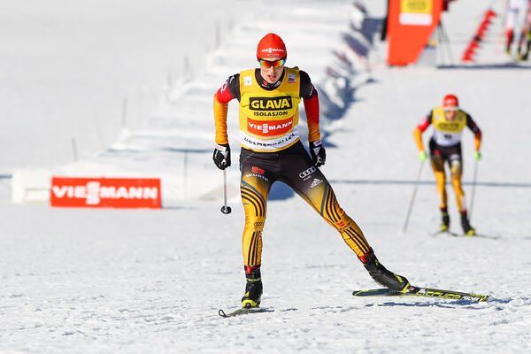 14.03.2015, Oslo, Norway (NOR): Eric Frenzel (GER), Fischer, Swix, Rottefella, Adidas- FIS world cup nordic combined, individual gundersen HS134/10km, Oslo (NOR). www.nordicfocus.com. © Laiho/NordicFocus. Every downloaded picture is fee-liable. NordicFocus