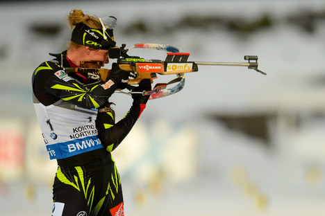 08.03.2015, Kontiolahti, Finland (FIN): Marie DORIN HABERT (FRA),- IBU world championships biathlon, pursuit women, Kontiolahti (FIN). www.nordicfocus.com. © Evgeny Tumashov/ NordicFocus. Every downloaded picture is fee-liable. Evgeny Tumashov 08.03.2015, Kontiolahti, Finland (FIN): Marie DORIN HABERT (FRA),- IBU world championships biathlon, pursuit women, Kontiolahti (FIN). www.nordicfocus.com. © Evgeny Tumashov/ NordicFocus. Every downloaded picture is fee-liable.