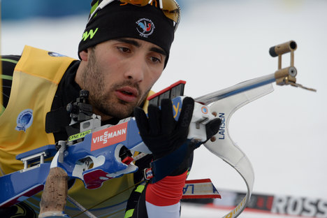 07.03.2015, Kontiolahti, Finland (FIN): Martin Fourcade (FRA)- IBU world championships biathlon, sprint men, Kontiolahti (FIN). www.nordicfocus.com. © Evgeny Tumashov/NordicFocus. Every downloaded picture is fee-liable. Evgeny Tumashov 07.03.2015, Kontiolahti, Finland (FIN): Martin Fourcade (FRA)- IBU world championships biathlon, sprint men, Kontiolahti (FIN). www.nordicfocus.com. © Evgeny Tumashov/NordicFocus. Every downloaded picture is fee-liable.