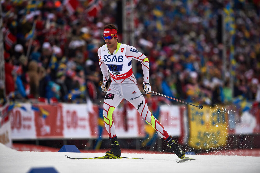 27.02.2015, Falun, Sweden (SWE): Len Valjas (CAN)- FIS nordic world ski championships, cross-country, 4x10km men, Falun (SWE). www.nordicfocus.com. © NordicFocus. Every downloaded picture is fee-liable.