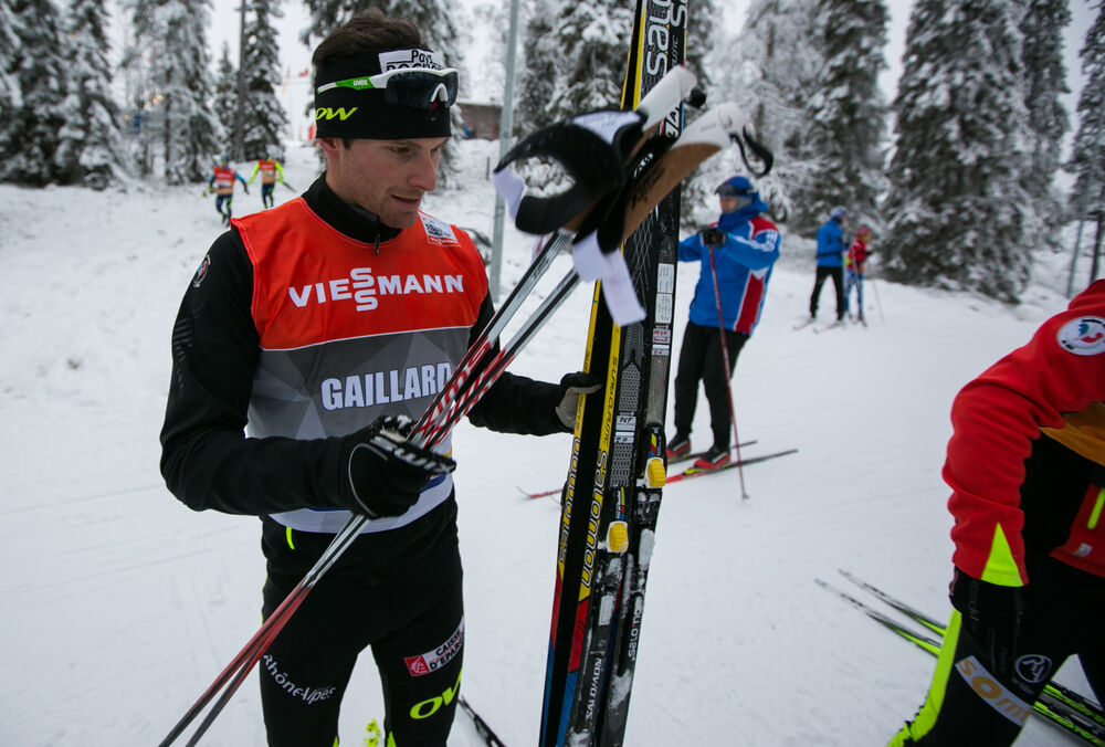 28.11.2014, Ruka, Finland (FIN): Jean Marc Gaillard (FRA), Salomon, Swix, One Way- FIS world cup cross-country, training, Ruka (FIN). www.nordicfocus.com. © Laiho/NordicFocus. Every downloaded picture is fee-liable.