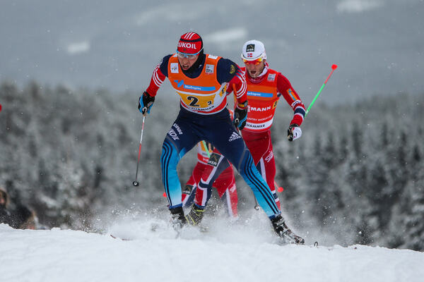 08.12.2013, Lillehammer, Norway (NOR): Alexander Legkov (RUS), Rossignol, Swix, Rottefella, Adidas- FIS world cup cross-country, 4x7.5km men, Lillehammer (NOR). www.nordicfocus.com. © Laiho/NordicFocus. Every downloaded picture is fee-liable. NordicFocus