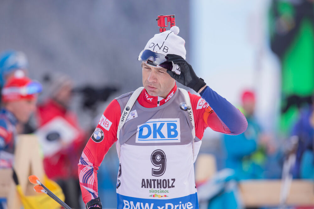 22.01.2015, Antholz, Italy (ITA): Ole Einar Bjoerndalen (NOR)- IBU world cup biathlon, sprint men, Antholz (ITA). www.nordicfocus.com. © Manzoni/NordicFocus. Every downloaded picture is fee-liable.