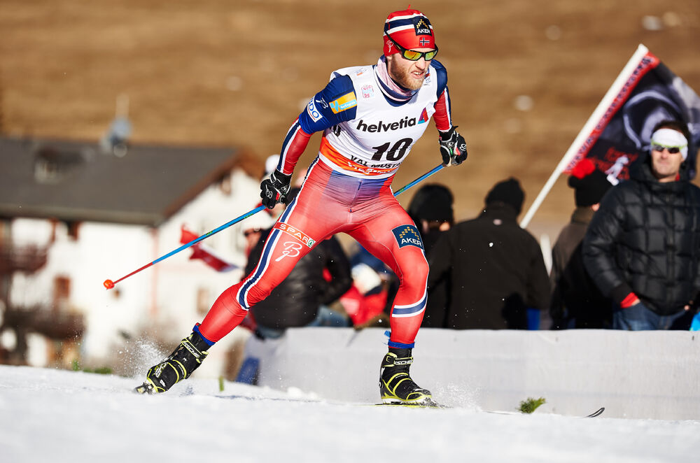06.01.2015, Val Mustair, Switzerland (SUI): Martin Johnsrud Sundby (NOR)- FIS world cup cross-country, tour de ski, individual sprint, Val Mustair (SUI). www.nordicfocus.com. © Felgenhauer/NordicFocus. Every downloaded picture is fee-liable.