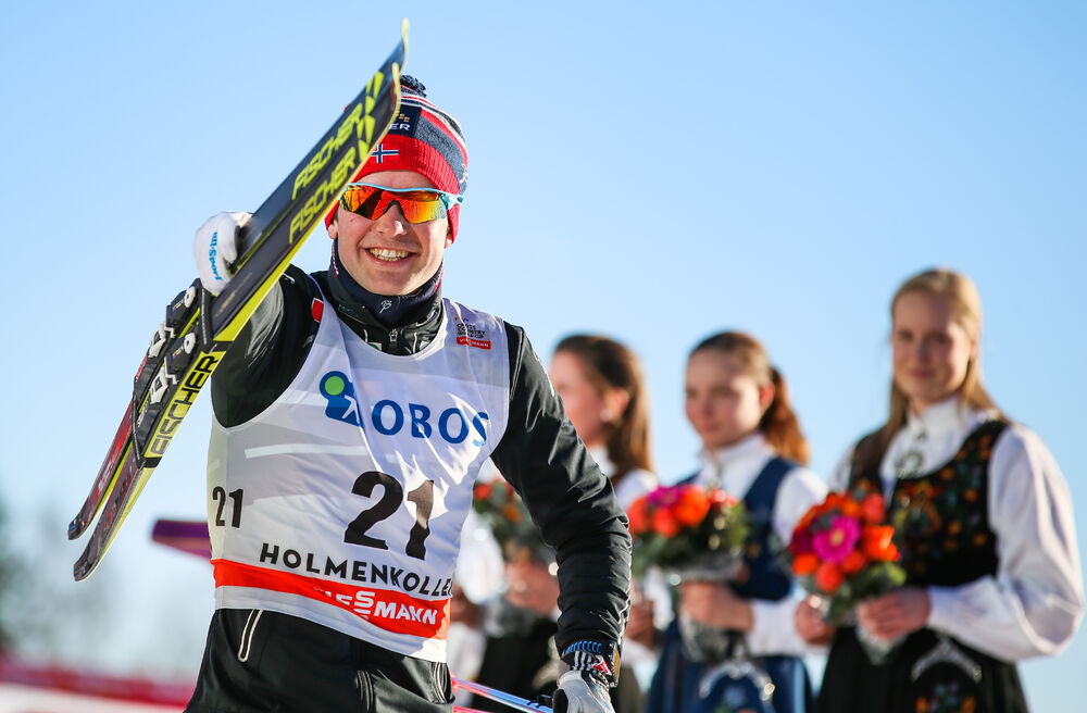 14.03.2015, Oslo, Norway (NOR): Sjur Roethe (NOR), Fischer, KV+, Salomon- FIS world cup cross-country, mass men, Oslo (NOR). www.nordicfocus.com. © Laiho/NordicFocus. Every downloaded picture is fee-liable.