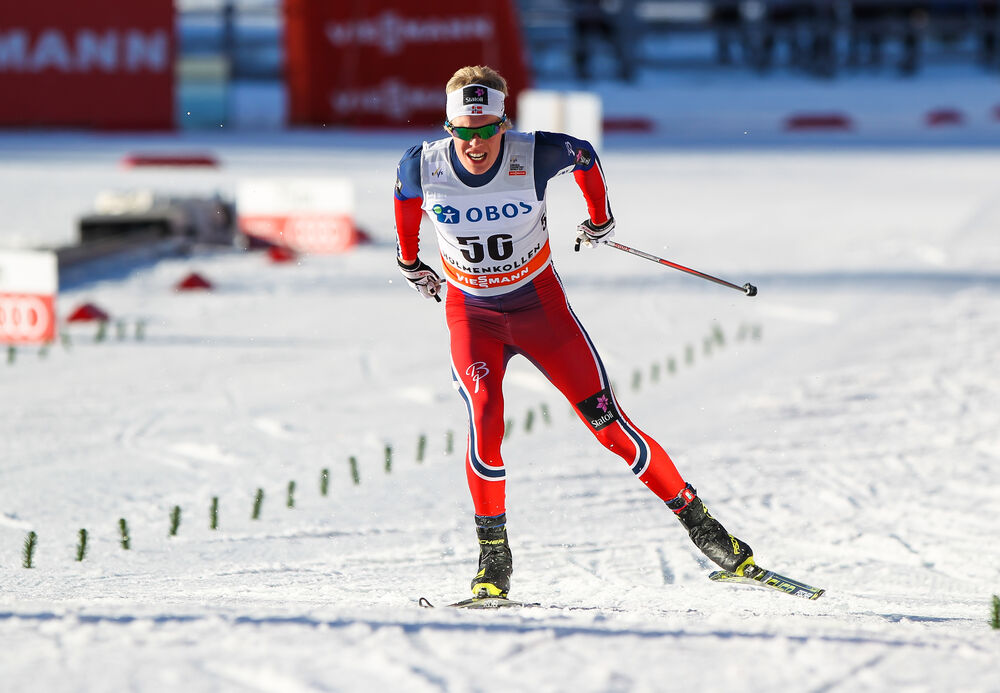14.03.2015, Oslo, Norway (NOR): Martin Loewstroem Nyenget (NOR), Fischer, Swix- FIS world cup cross-country, mass men, Oslo (NOR). www.nordicfocus.com. © Laiho/NordicFocus. Every downloaded picture is fee-liable.