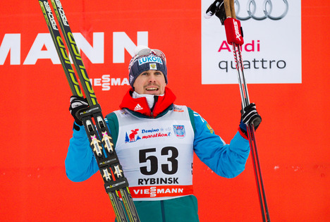 23.01.2015, Rybinsk, Russia (RUS): Sergey Ustiugov (RUS), Fischer, Swix, Rottefella, Adidas- FIS world cup cross-country, 15km men, Rybinsk (RUS). www.nordicfocus.com. © Laiho/NordicFocus. Every downloaded picture is fee-liable. NordicFocus 23.01.2015, Rybinsk, Russia (RUS): Sergey Ustiugov (RUS), Fischer, Swix, Rottefella, Adidas- FIS world cup cross-country, 15km men, Rybinsk (RUS). www.nordicfocus.com. © Laiho/NordicFocus. Every downloaded picture is fee-liable.
