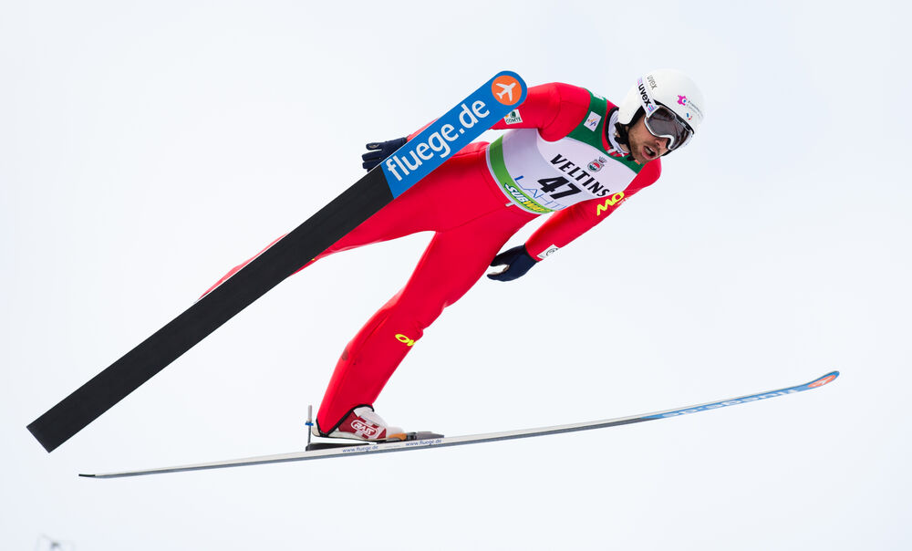 05.03.2015, Lahti, Finland (FIN): Jason Lamy Chappuis (FRA), Salomon, Swix, One Way- FIS world cup nordic combined, training, Lahti (FIN). www.nordicfocus.com. © Laiho/NordicFocus. Every downloaded picture is fee-liable.