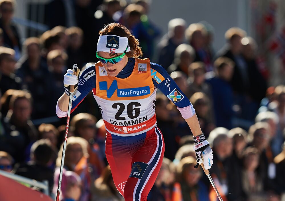 11.03.2015, Drammen, Norway (NOR): Maiken Caspersen Falla (NOR)- FIS world cup cross-country, individual sprint, Drammen (NOR). www.nordicfocus.com. Â© Felgenhauer/NordicFocus. Every downloaded picture is fee-liable.