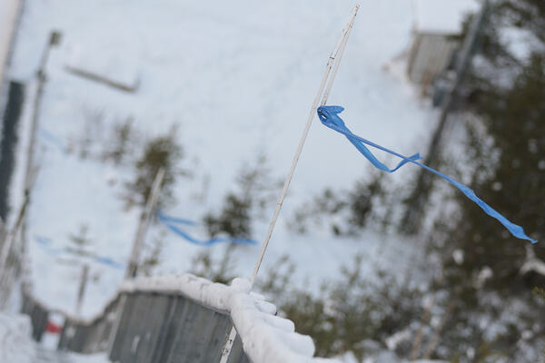 27.11.2015, Ruka, Finland (FIN): Hard wind during Ski Jumping - FIS world cup ski jumping, individual HS142, Ruka (FIN). www.nordicfocus.com. © Modica/NordicFocus. Every downloaded picture is fee-liable. NordicFocus