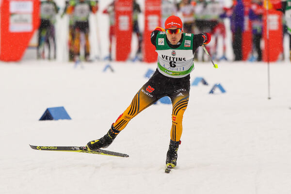 06.03.2015, Lahti, Finland (FIN): Fabian Riessle (GER), Fischer, One Way, Rottefella, Adidas- FIS world cup nordic combined, individual gundersen HS130/10km, Lahti (FIN). www.nordicfocus.com. © Laiho/NordicFocus. Every downloaded picture is fee-liable. NordicFocus