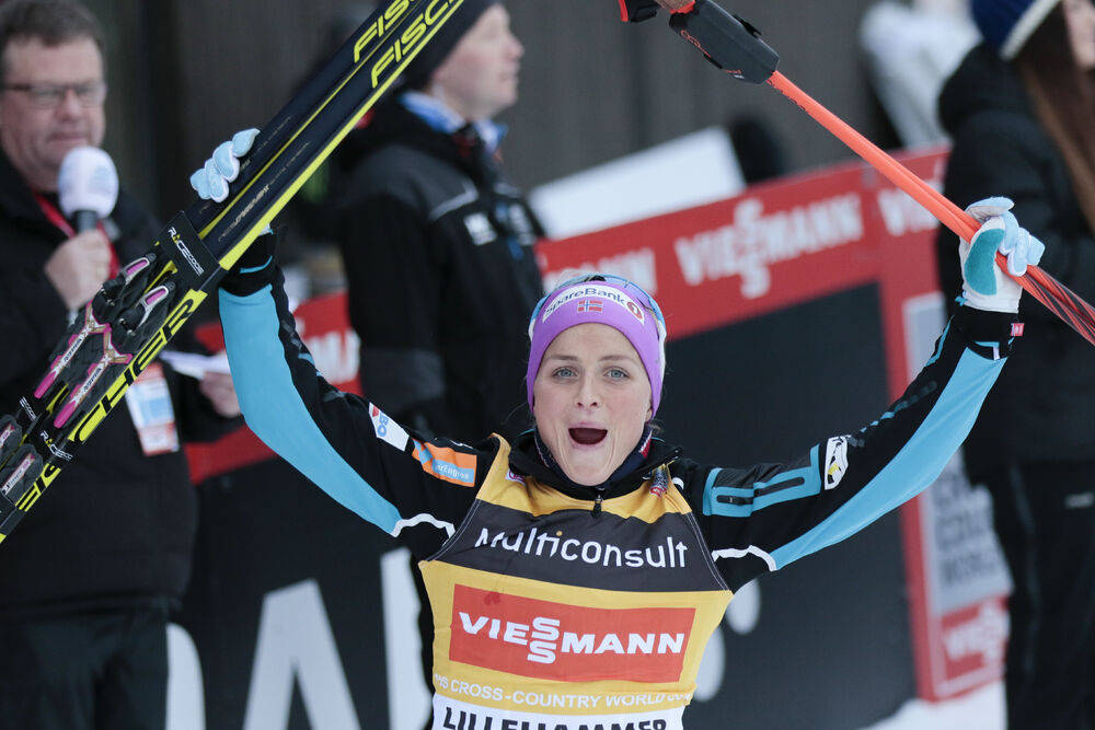 05.12.2015, Lillehammer, Norway (NOR):Therese Johaug (NOR) - FIS world cup cross-country, skiathlon women, Lillehammer (NOR). www.nordicfocus.com. © Modica/NordicFocus. Every downloaded picture is fee-liable.