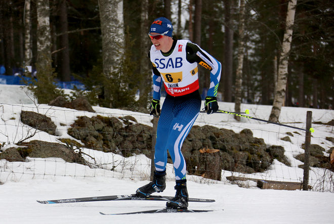MATTI HEIKKINEN - här vid VM-stafetten i Falun förra säsongen - är tillbaka på tremilen i Davos efter sin stressfraktur i ryggen. Foto/rights: MARCELA HAVLOVA/sweski.com