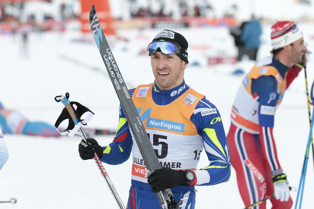 05.12.2015, Lillehammer, Norway (NOR):Maurice Manificat (FRA) - FIS world cup cross-country, skiathlon men, Lillehammer (NOR). www.nordicfocus.com. © Modica/NordicFocus. Every downloaded picture is fee-liable.