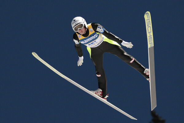 04.12.2015, Lillehammer, Norway (NOR):Daniela Iraschko-Stolz (AUT) - FIS world cup ski jumping ladies, individual HS100, Lillehammer (NOR). www.nordicfocus.com. © Modica/NordicFocus. Every downloaded picture is fee-liable. NordicFocus