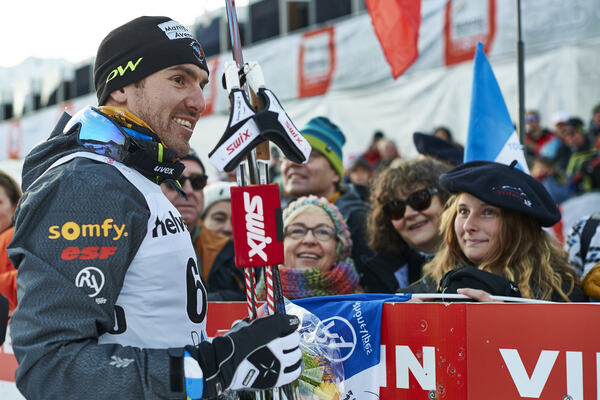 12.12.2015, Davos, Switzerland (SUI):Maurice Manificat (FRA) - FIS world cup cross-country, 30km men, Davos (SUI). www.nordicfocus.com. © Felgenhauer/NordicFocus. Every downloaded picture is fee-liable. NordicFocus