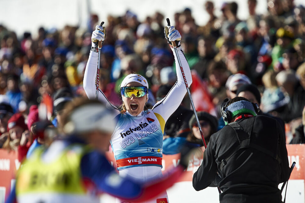 13.12.2015, Davos, Switzerland (SUI):Stina Nilsson (SWE) - FIS world cup cross-country, individual sprint, Davos (SUI). www.nordicfocus.com. © Felgenhauer/NordicFocus. Every downloaded picture is fee-liable.