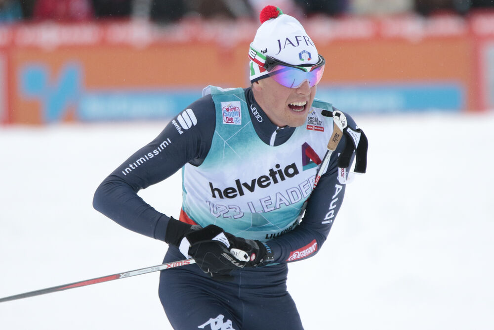 05.12.2015, Lillehammer, Norway (NOR):Francesco De Fabiani (ITA) - FIS world cup cross-country, skiathlon men, Lillehammer (NOR). www.nordicfocus.com. © Modica/NordicFocus. Every downloaded picture is fee-liable.