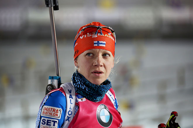 SKIDSKYTTEN Kaisa Mäkäräinen slog alla damerna i längdlandslaget i Finland över 10 km rullskidor i Vuokatti den här veckan. Foto/rights: KJELL-ERIK KRISTIANSEN/sweski.com