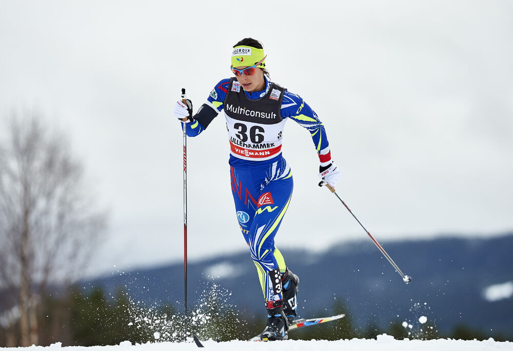 05.12.2015, Lillehammer, Norway (NOR):Anouk Faivre Picon (FRA) - FIS world cup cross-country, skiathlon women, Lillehammer (NOR). www.nordicfocus.com. © Felgenhauer/NordicFocus. Every downloaded picture is fee-liable.