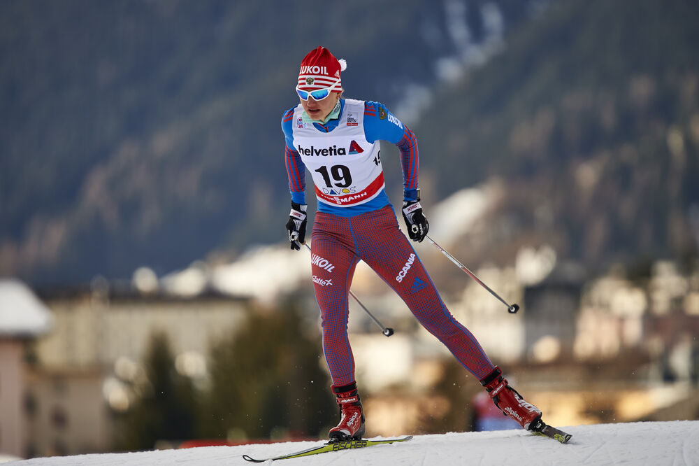 12.12.2015, Davos, Switzerland (SUI):Polina Kalsina (RUS) - FIS world cup cross-country, 15km women, Davos (SUI). www.nordicfocus.com. © Felgenhauer/NordicFocus. Every downloaded picture is fee-liable.