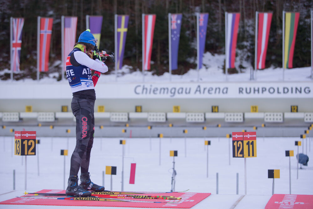 16.01.2015, Ruhpolding, Germany (GER):  Brendan Green (CAN)- IBU world cup biathlon, training, Ruhpolding (GER). www.nordicfocus.com. © Manzoni/NordicFocus. Every downloaded picture is fee-liable.