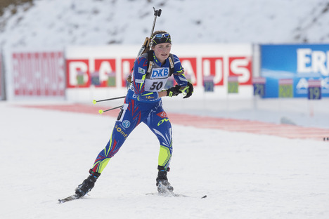 18.12.2015, Pokljuka, Slovenia (SLO):Justine Braisaz (FRA) - IBU world cup biathlon, sprint women, Pokljuka (SLO). www.nordicfocus.com. © Manzoni/NordicFocus. Every downloaded picture is fee-liable. NordicFocus 18.12.2015, Pokljuka, Slovenia (SLO):Justine Braisaz (FRA) - IBU world cup biathlon, sprint women, Pokljuka (SLO). www.nordicfocus.com. © Manzoni/NordicFocus. Every downloaded picture is fee-liable.
