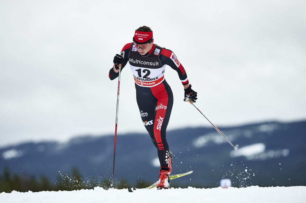 05.12.2015, Lillehammer, Norway (NOR):Justyna Kowalczyk (POL) - FIS world cup cross-country, skiathlon women, Lillehammer (NOR). www.nordicfocus.com. © Felgenhauer/NordicFocus. Every downloaded picture is fee-liable.
