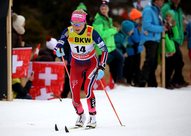 SÅ HÄR får vi inte se Therese Johaug i vinter. Hon får inte tävla igen för säsongen är slut. Foto/rights: MARCELA HAVLOVA/KEK-photo