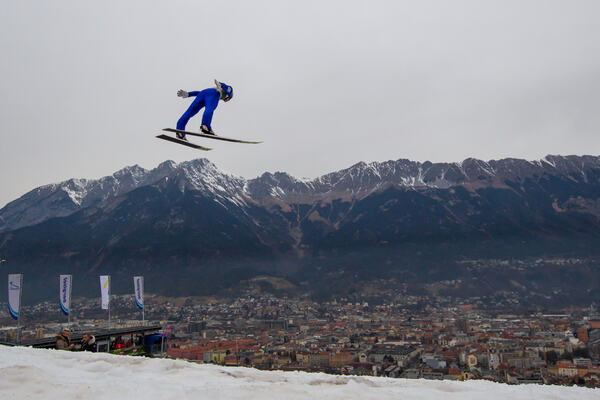 02.01.2016, Innsbruck, Austria (AUT): Michael Hayboeck (AUT), Fischer- FIS world cup ski jumping, four hills tournament, individual HS130, qualification, Innsbruck (AUT). www.nordicfocus.com. © Laiho/NordicFocus. Every downloaded picture is fee-liable. NordicFocus