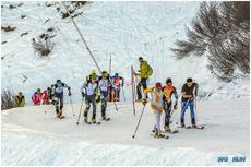 ski and run