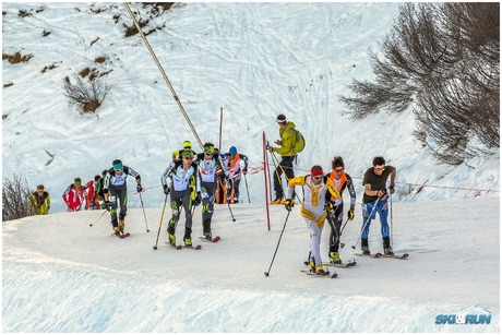 ski and run