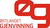 Logo Østlandet gjenvinning, linket til nettside