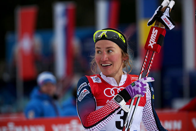 VANN JAG…??? Sophie Caldwell var lika överraskad som alla andra över segern i Tour de Ski i Oberstdorf. Foto/rights: MARCELA HAVLOVA/sweski.com