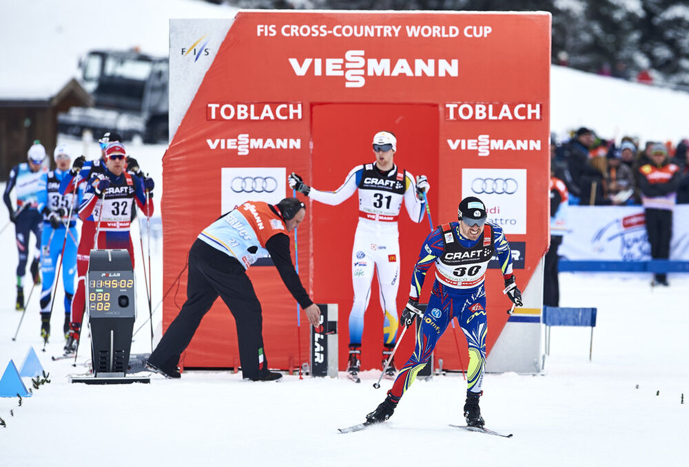 08.01.2016, Cortina-Toblach, Italy (ITA):Maurice Manificat (FRA),   - FIS world cup cross-country, tour de ski, 10km men, Cortina-Toblach (ITA). www.nordicfocus.com. © Felgenhauer/NordicFocus. Every downloaded picture is fee-liable.