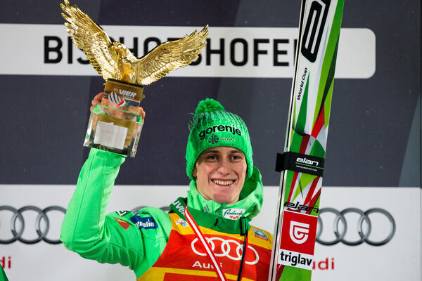 06.01.2016, Bischofshofen, Austria (AUT): Peter Prevc (SLO)- FIS world cup ski jumping, four hills tournament, individual HS140, Bischofshofen (AUT). www.nordicfocus.com. © Laiho/NordicFocus. Every downloaded picture is fee-liable. NordicFocus