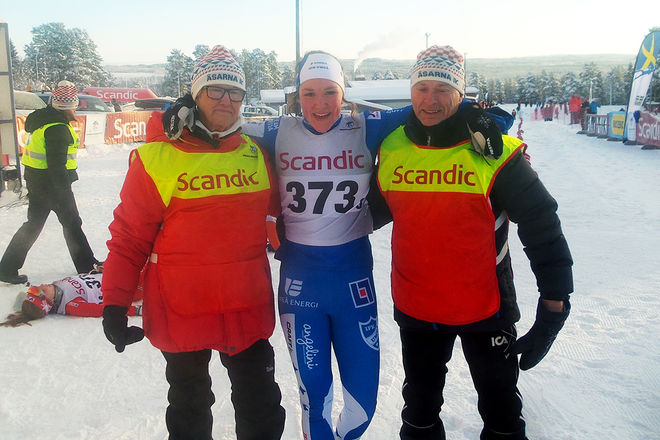 Moa Lundgren bäst i D1718 Sverige sajt för längdåkning!